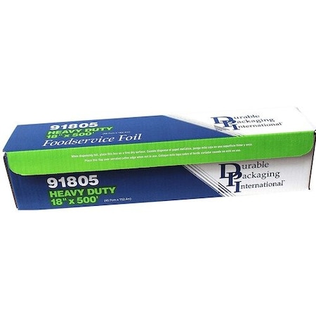 Southeastern Paper Group Aluminum Foil Roll, Heavyweight, 18inx500ft , Silver EGS600242